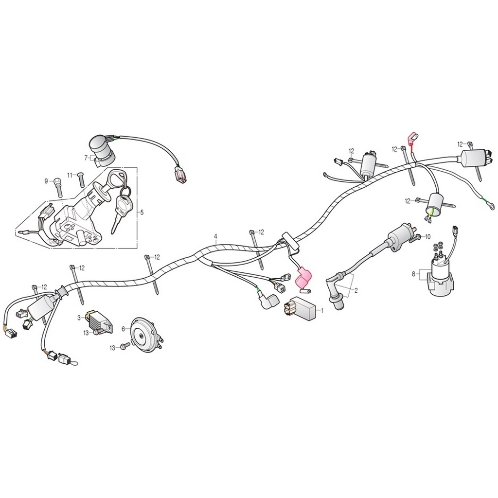 DAELIM YC125 (DL125ARM) KORNA #DL125-ARM F2506